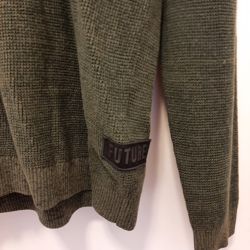 Jack & Jones jcobadge XL forest Night athletic fit hooded Sweatshirt - Picture 3 of 9